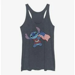 Buy 🛒 Disney Lilo & Stitch Tropical Stitch Flag Girls Tank 🌟