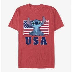 Hot Sale 🔔 Disney Lilo & Stitch 'Merica Stitch T-Shirt 🧨