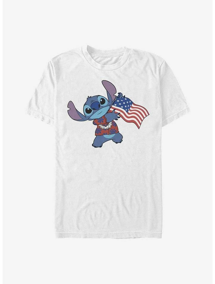 Wholesale π Disney Lilo & Stitch Tropic Stitch Flag T-Shirt π 3 Wholesale π Disney Lilo & Stitch Tropic Stitch Flag T-Shirt π - Image 3