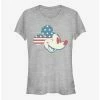 Best Sale 🧨 Disney Mickey Mouse America Flag ✔️ Girls T-Shirt ❤️