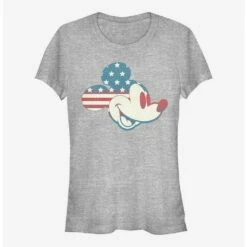 Best Sale 🧨 Disney Mickey Mouse America Flag ✔️ Girls T-Shirt ❤️