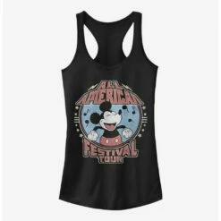 Top 10 😀 Disney Mickey Mouse All American Festival Tour Girls Tank 👍