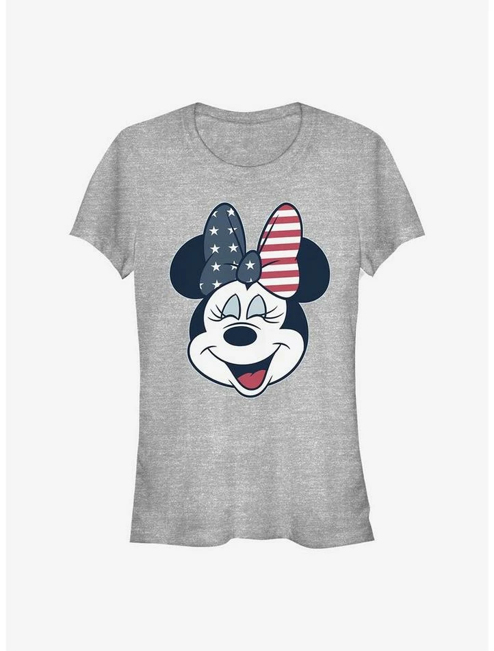 Promo 🌟 Disney Minnie Mouse America Bow ⭐ Girls T-Shirt ⭐ 1 Promo 🌟 Disney Minnie Mouse America Bow ⭐ Girls T-Shirt ⭐