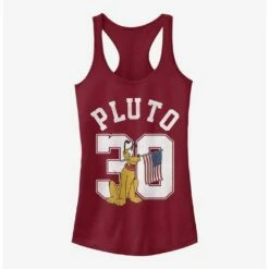 Promo ❤️ Disney Pluto Pluto Collegiate Girls Tank 😀