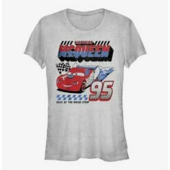 Brand new 🧨 Disney Pixar Cars McQueen 95 Girls T-Shirt 😉
