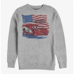Best reviews of 🧨 Disney Pixar Cars Lightning Flag Crew Sweatshirt 🤩