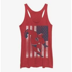 Best Sale 🎉 Disney Pixar The Incredibles Incredible Flag Girls Tank ⭐