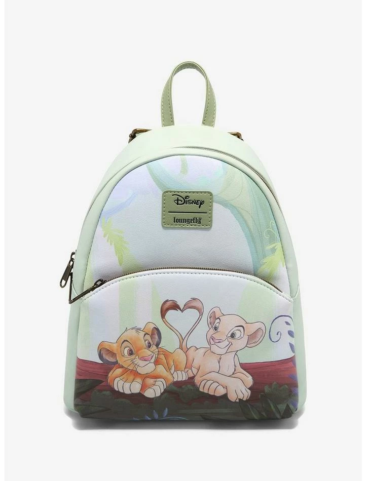 Cheap 🔔 Loungefly Disney The Lion King Nala & Simba Heart Mini Backpack 🎁 1 Cheap 🔔 Loungefly Disney The Lion King Nala & Simba Heart Mini Backpack 🎁