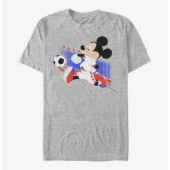 Flash Sale 🔥 Disney Mickey Mouse Croatia Kick T-Shirt 👍