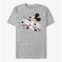 Best Pirce 🛒 Disney Mickey Mouse France Kick T-Shirt 👏