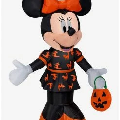 Cheapest 👍 Disney Minnie Mouse Black and Orange Inflatable Décor ✔️