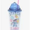 Best deal 😀 Disney Lilo & Stitch Figural Ice Cream Acrylic Travel Cup 😀