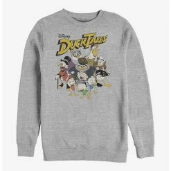 Flash Sale 👍 Disney Ducktales Group Crew Sweatshirt 🔔