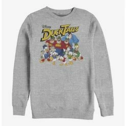Budget ⭐ Disney Ducktales Group Shot Crew Sweatshirt ⭐