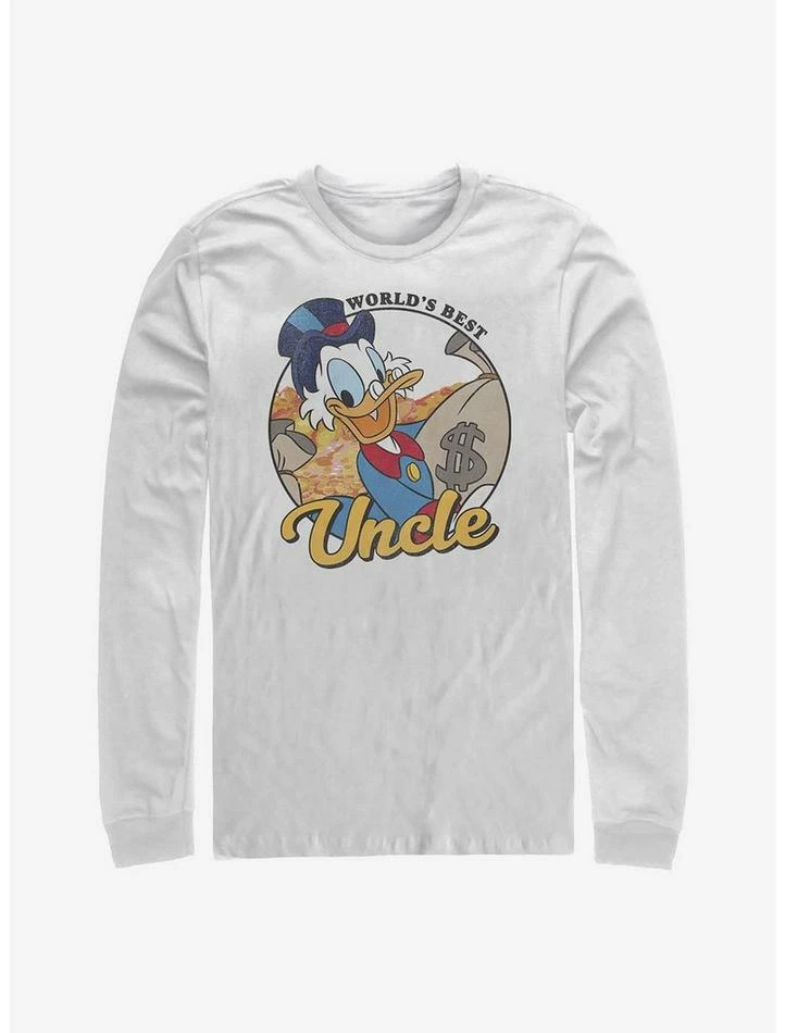 Best deal 👍 Disney Ducktales Scrooge Uncle Long-Sleeve T-Shirt 🎁 1 Best deal 👍 Disney Ducktales Scrooge Uncle Long-Sleeve T-Shirt 🎁