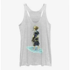 Coupon ⭐ Disney Kingdom Hearts Feet Wet ⭐ Girls Tank Htr 🎁