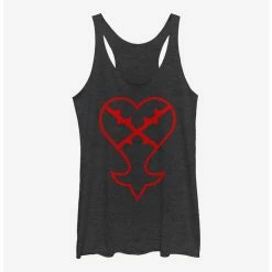 Outlet ❤️ Disney Kingdom Hearts Heartless Symbol 💯 Girls Tank ⌛