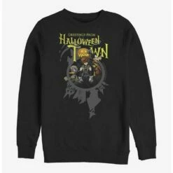 Wholesale ✔️ Disney Kingdom Hearts Greetings 🌟 Halloween Town Crew Sweatshirt 😍