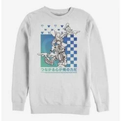 Cheapest 💯 Disney Kingdom Hearts Power Friends Crew Sweatshirt ⭐