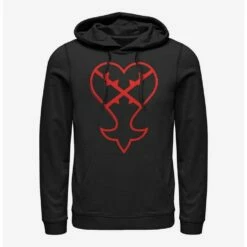 Flash Sale 🥰 Disney Kingdom Hearts Heartless Symbol Hoodie ⌛