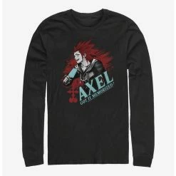 New ✨ Disney Kingdom Hearts Axel Long-Sleeve T-Shirt ❤️