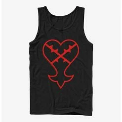 Flash Sale 😀 Disney Kingdom Hearts Heartless Symbol Tank 🌟