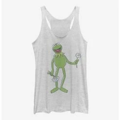 Hot Sale 🎁 Disney The Muppets Big Kermit 😍 Girls Tank Htr ⌛