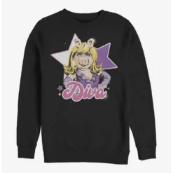 Best Sale ✨ Disney The Muppets Diva Piggy Crew Sweatshirt 🔥