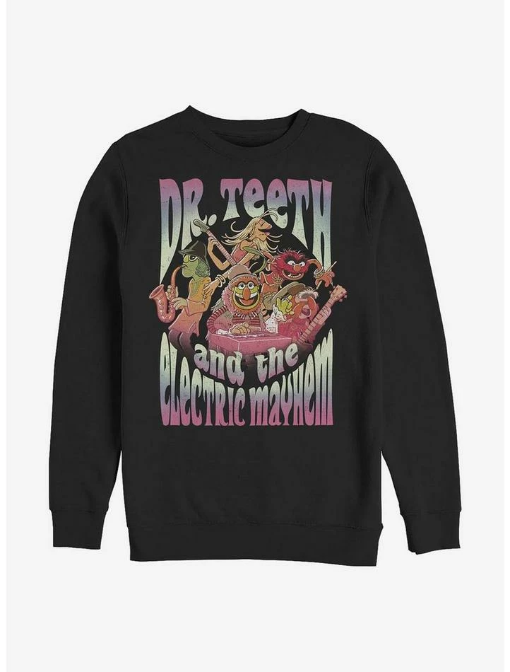 Wholesale ✔️ Disney The Muppets Dr. Teeth Band Crew Sweatshirt 🤩 1 Wholesale ✔️ Disney The Muppets Dr. Teeth Band Crew Sweatshirt 🤩