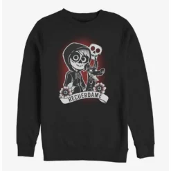 Best Sale ⌛ Disney Pixar Coco Recuerdame Tattoo Crew Sweatshirt 🌟