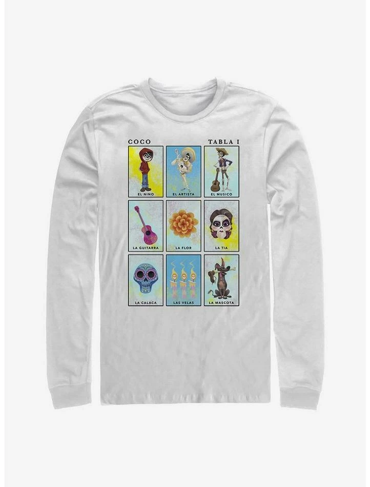 Flash Sale ✨ Disney Pixar Coco Card Art Long-Sleeve T-Shirt 😉 1 Flash Sale ✨ Disney Pixar Coco Card Art Long-Sleeve T-Shirt 😉
