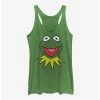 Promo 👍 Disney The Muppets Kermit Big Face Girls Tank 🔥