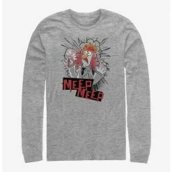 Outlet 👍 Disney The Muppets Beaker Meep Long-Sleeve T-Shirt 😀