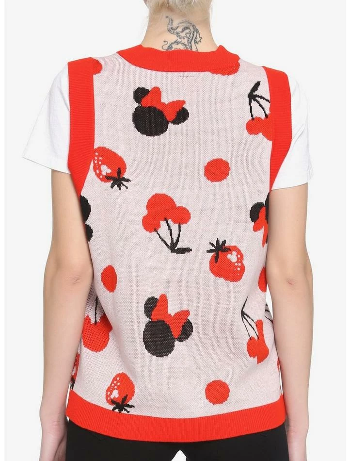 Best Pirce π Her Universe Disney Minnie Mouse Fruit Girls Sweater Vest π 3 Best Pirce π Her Universe Disney Minnie Mouse Fruit Girls Sweater Vest π - Image 3