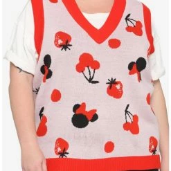 Wholesale ⭐ Her Universe Disney Minnie Mouse Fruit 😍 Girls Sweater Vest Plus Size ⭐