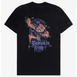 Cheap 💯 The Nightmare Before Christmas Pumpkin King Flames T-Shirt 🤩