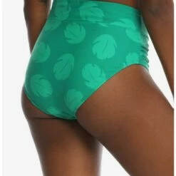 Flash Sale 🌟 Disney Lilo & Stitch Leaf High-Waisted Swim Bottoms ✔️ -Dressup Outfits Shop 16460332 av2