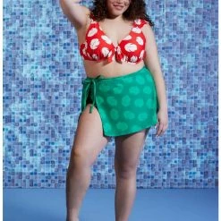Promo 👏 Disney Lilo & Stitch Leaf Sarong Cover-Up Plus Size 🎁