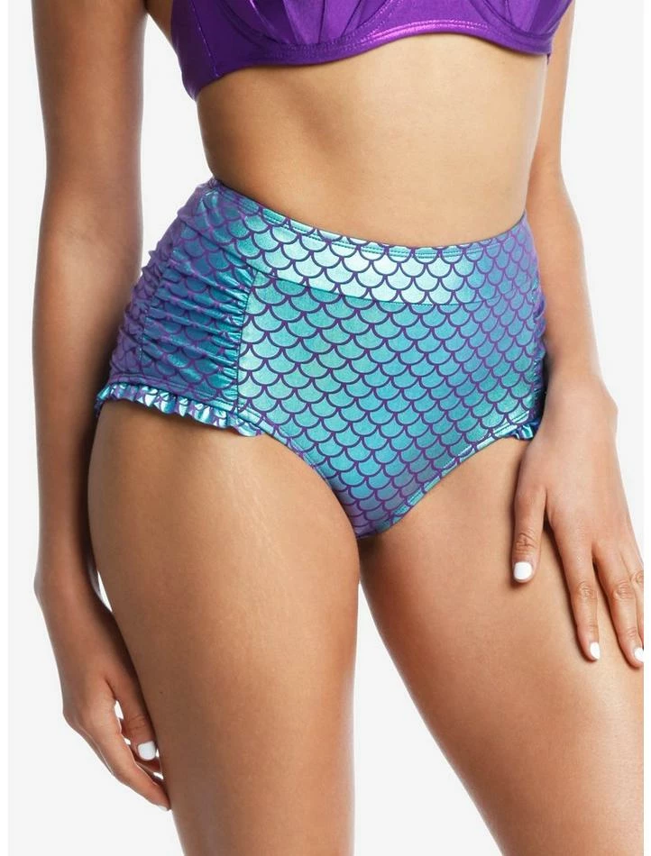 Best Sale π― Disney The Little Mermaid Scale High-Waisted Swim Bottoms π 2 Best Sale π― Disney The Little Mermaid Scale High-Waisted Swim Bottoms π - Image 2