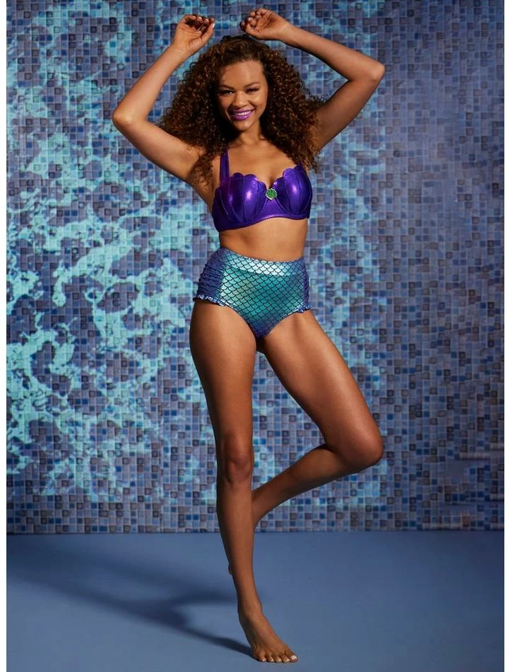 Best Sale π― Disney The Little Mermaid Scale High-Waisted Swim Bottoms π 1 Best Sale π― Disney The Little Mermaid Scale High-Waisted Swim Bottoms π