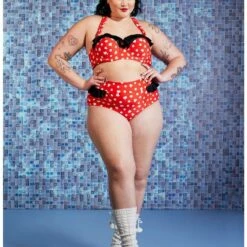 Best reviews of 👏 Disney Minnie Mouse Ruffled Halter Swim Top Plus Size ⌛ -Dressup Outfits Shop 16481642 av3
