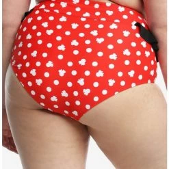Promo ❤️ Disney Minnie Mouse Ruffled High-Waisted Swim Bottoms Plus Size 🎉 -Dressup Outfits Shop 16481649 av2