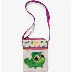 Best Sale 👍 Loungefly Disney Tangled Pascal Passport Crossbody Bag 😀