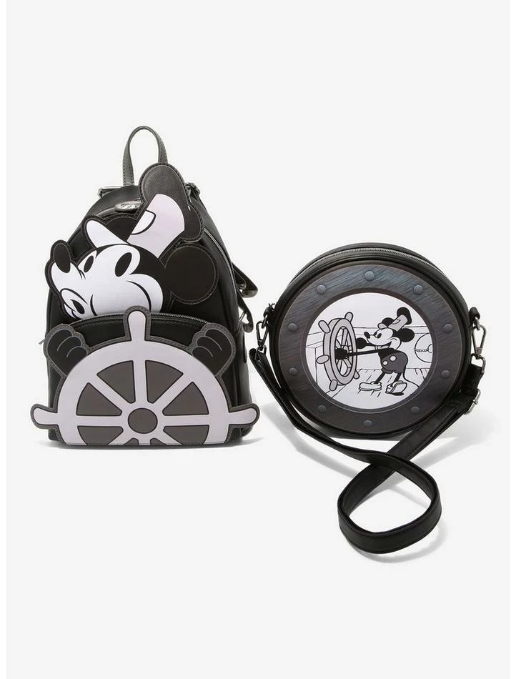 Promo π Loungefly Disney Steamboat Willie Mini Backpack π₯ 4 Promo π Loungefly Disney Steamboat Willie Mini Backpack π₯ - Image 4