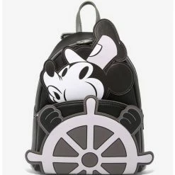 Promo π Loungefly Disney Steamboat Willie Mini Backpack π₯
