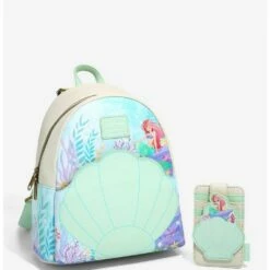 Flash Sale ⭐ Loungefly Disney The Little Mermaid Shell Mini 🥰 Backpack ✔️ -Dressup Outfits Shop 16568820 av4