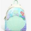 Flash Sale ⭐ Loungefly Disney The Little Mermaid Shell Mini 🥰 Backpack ✔️