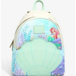 Flash Sale ⭐ Loungefly Disney The Little Mermaid Shell Mini 🥰 Backpack ✔️