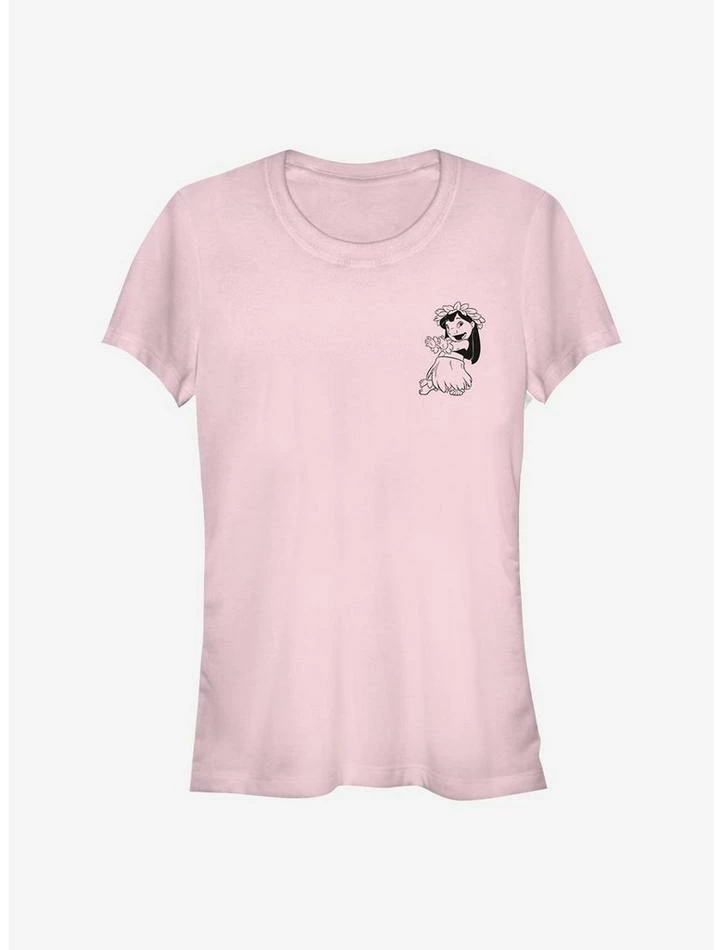 Discount 🥰 Disney Lilo & Stitch Vintage Lined Lilo Girls T-Shirt 🛒 1 Discount 🥰 Disney Lilo & Stitch Vintage Lined Lilo Girls T-Shirt 🛒
