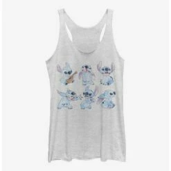 Hot Sale ⌛ Disney Lilo & Stich Watercolor 😉 Girls Tank ✨